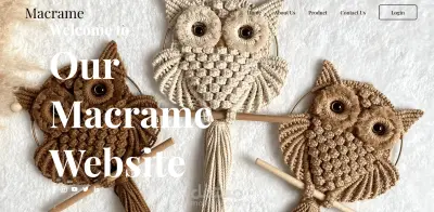 Macrame – Frontend Web Project