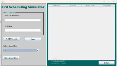 CPU Scheduling Algorithms Simulator