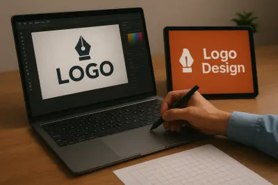 عمل لوجو بشكل احترافى وعمل تصميمات فوتوشوب