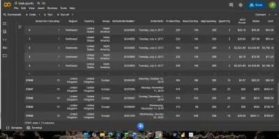 دمج بيانات عن طريق Python