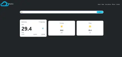موقع لمعرفة الحاله الجويه باستخدام api