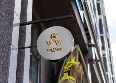 WOW Coffee logo packaging concept