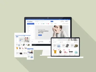 تصميم وتطوير متجر إلكتروني متجاوب (E‑commerce Website)