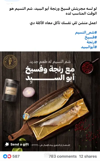 كتابة محتوى تسويقي مع اقتراح فكرة التصميمم