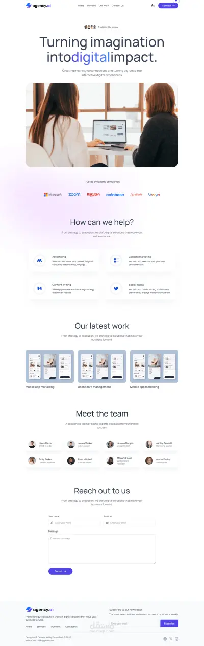 agency - Landing Page