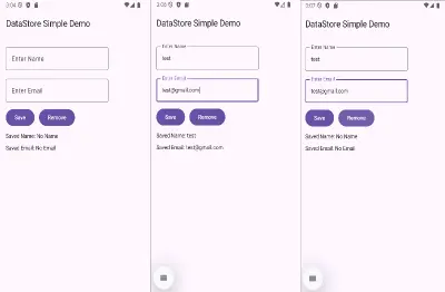 تطبيق Data Store