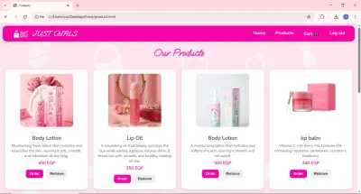 Online Cosmetics Store