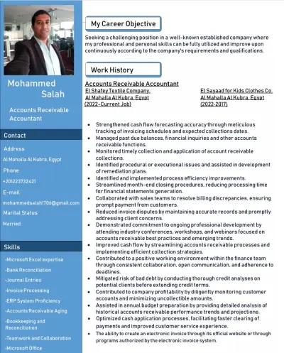 عمل سيرة ذاتية بكل إحترافية