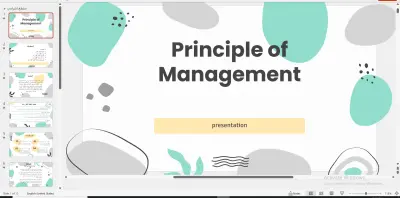 تصميم powerpoint اتخاذ القرار في الإدارة (Principles of Management)