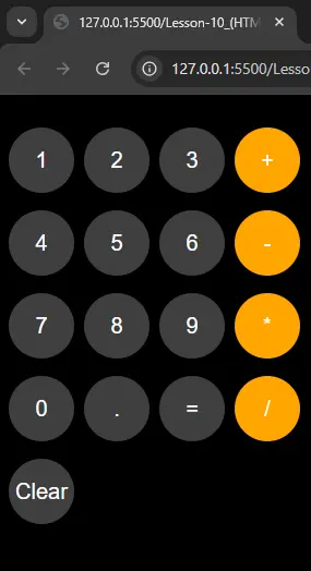 JavaScript calculator