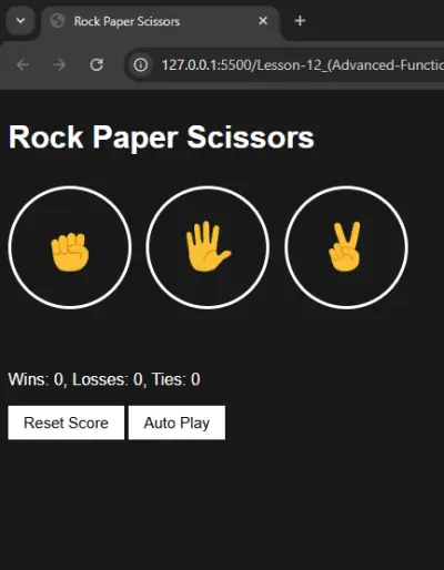 Rock Paper Scissors