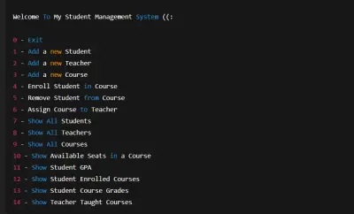 Student Management System (OOP Based)