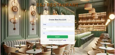 مشروع مطعم سي فود تفاعلي مع واجهة سهلة وإدارة بيانات كاملة بلغة PHP, MySQL