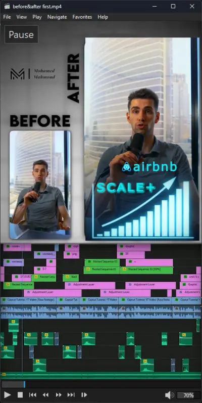 مونتاج ريلز