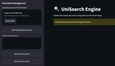 محرك البحث Unisearch