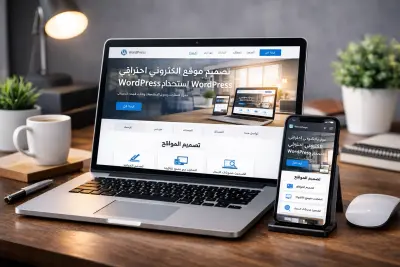 تصميم وتطوير موقع إلكتروني احترافي باستخدام ووردبريس