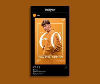 تصميم بوستر لبراند ملابس