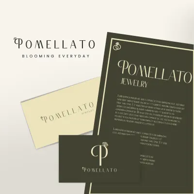 تصميم هوية بصرية لبراند مجوهرات