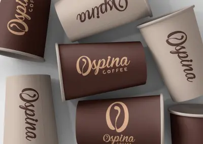 تصميم هوية بصرية لبراند قهوة