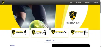 صفحة هبوط - موقع نادي وادي دجله -نسخه تجريبيه