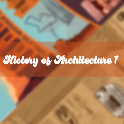 History of architecture one submission posters