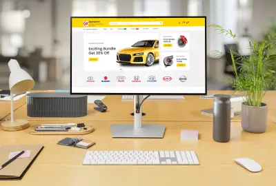 تصميم وتطوير موقع إلكتروني لمتجر قطع غيار السيارات – Spareparts