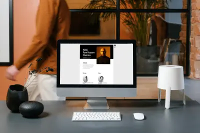 تصميم وتطوير موقع شخصي احترافي (Personal Portfolio & Blog Website)