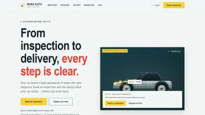 تطوير موقع Nuba Auto للسيارات بواجهة حديثة ومتجاوبة
