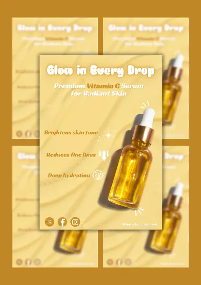 تصميم بوستر إعلاني لمنتج