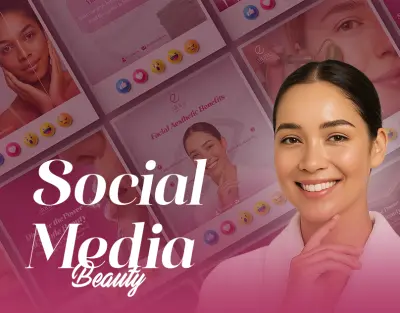 تصاميم إعلانية لعيادة عناية بالبشرة