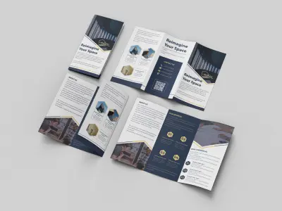 تصميم بروشور لشركة Sol Studio الهندسية