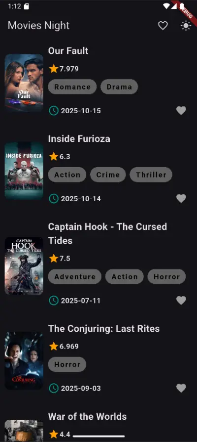 movies noght app