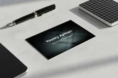 تصميم كارت شخصي