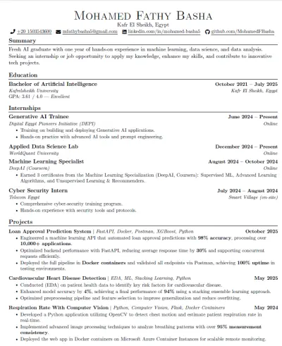 إنشاء سيرة ذاتية احترافية بأحدث التصاميم العصرية