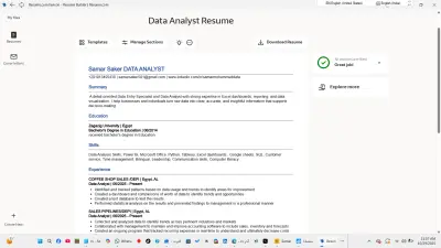 عمل سيرة ذاتية إحترافية