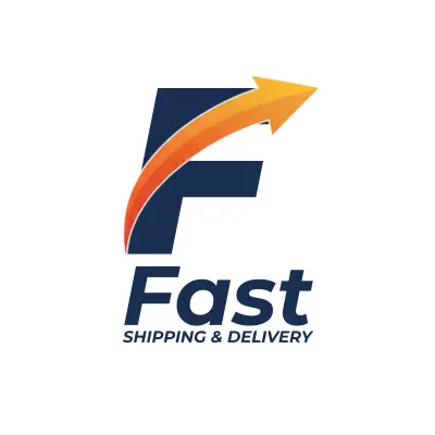 تصميم شعار احترافي وديناميكي لشركة شحن وتوصيل (Fast Shipping Logo Design)