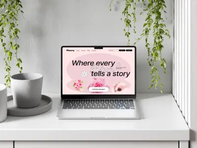 flowry (modern website design)