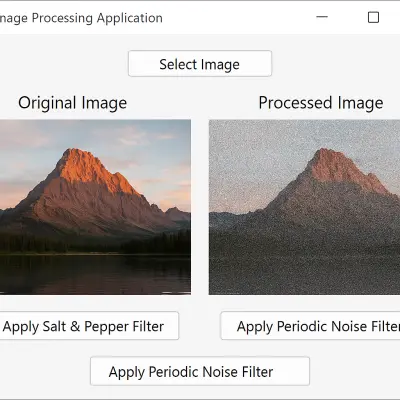 Python Image Processing Application – معالجة الصور