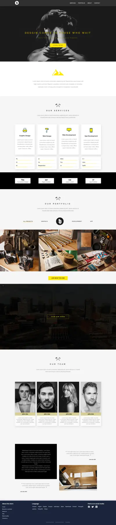 Sparkle Creative Template