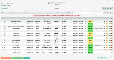 نظام خطة معايرة