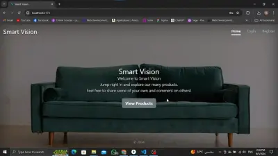 موقع Smart Vision للأثاث (موقع تجارة إلكترونية)