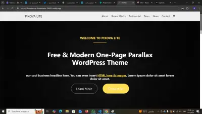 تصميم صفحة هبوط