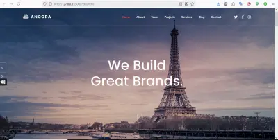 Angora  Landing Page