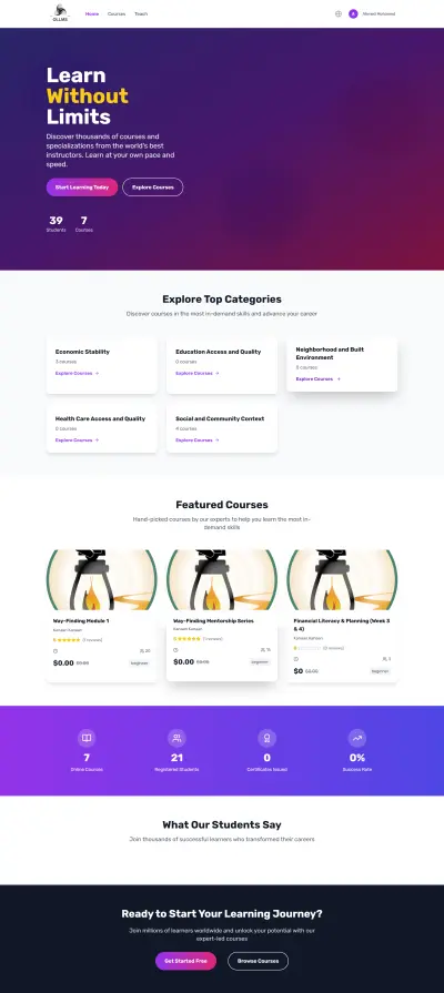 Educational Platforms — OLLMS