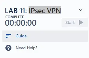 FortiGate IPsec VPN Configuration Lab