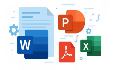 تصميم وتنسيق ملفات Office احترافية (Word - PowerPoint - Excel)