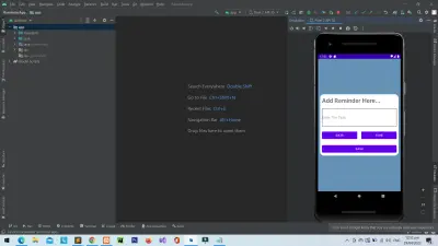 برنامج منبه بسيط
