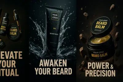 E BEARD ARMOR COLLECTION — Cinematic Grooming Ads”