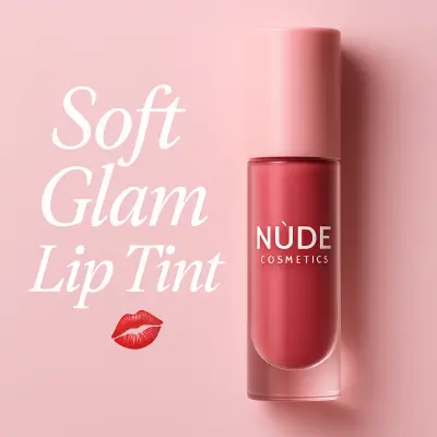 بوست أنثوي – وردي × أبيض – نظيف وراقي لبراند Nùde Cosmetics مع