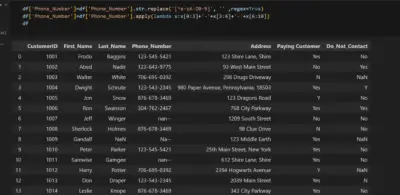 تنظيف البيانات